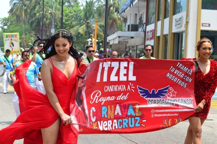 Cierra con broche de oro Itzel Cárdenas, candidata a Reinal del Carnaval