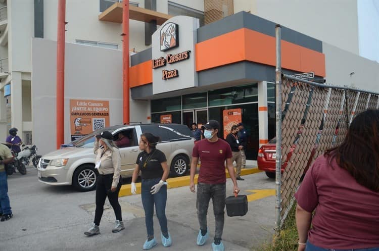 Muere hombre al interior de una pizzería en Boca del Río(+Video)