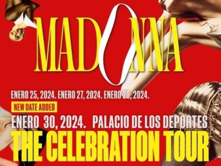 ¿Te lo vas a perder? Madonna anuncia cuarto show en CDMX