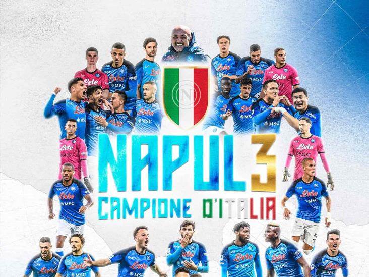 ¡Histórico! Hirving Lozano es campeón de la Serie A con el Nápoles