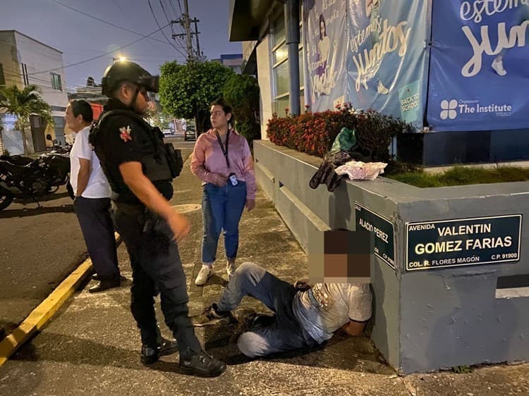 Atrapan a presunto ladrón en colonia Flores Magón de Veracruz