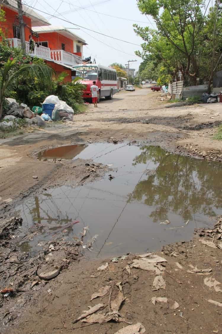 Olvidan colonias populares en Veracruz; benefician centro y zona turísticas