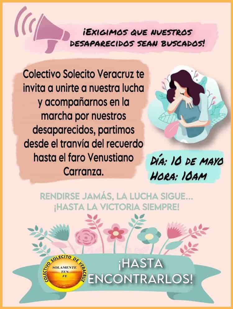 Madres del Solecito de Veracruz realizarán protesta este 10 de mayo