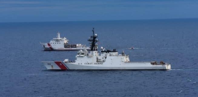 Arriba buque de la Guardia Costera de los Estados Unidos a Veracruz