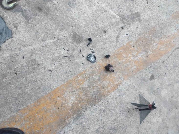 Lanzan granada casera contra taller mecánico en El Espinal