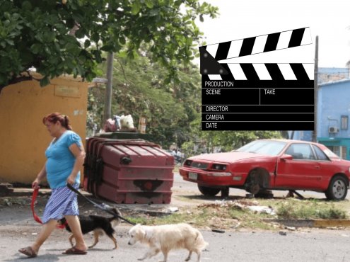 Filmación de Cocodrilo llega a Infonavit Chivería, en Veracruz