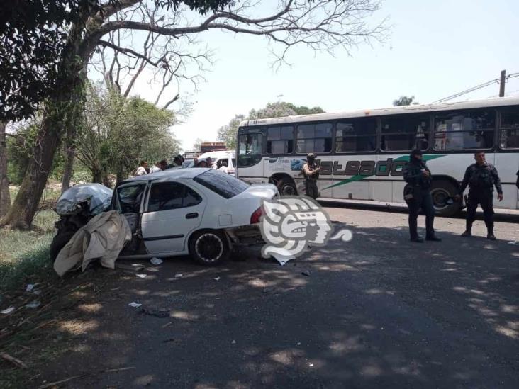 Dos heridos tras accidente en la Córdoba-Veracruz
