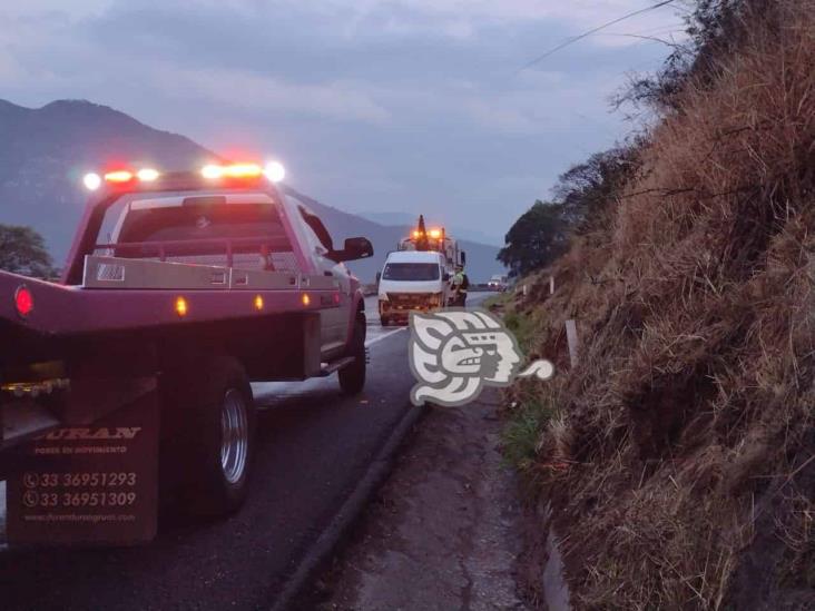 Accidente en La Choza genera movilización policial