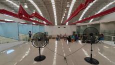 Desertan de competencia por fuerte calor en Centro de Raqueta de Veracruz