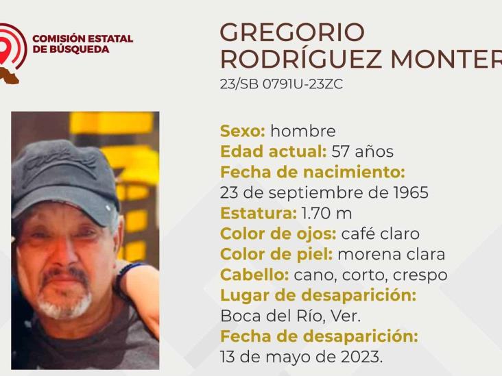 Ayúdanos a que Gregorio Rodríguez regrese a su casa en Boca del Río