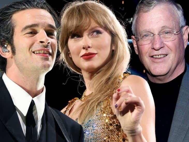 ¡Huele a suegro! Captan a Matty Healy y papá de Taylor Swift en show del Eras Tour en Filadelfia