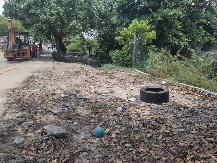 Desalojan a familias frente a la colonia Artículo 123 en Veracruz (+Video)