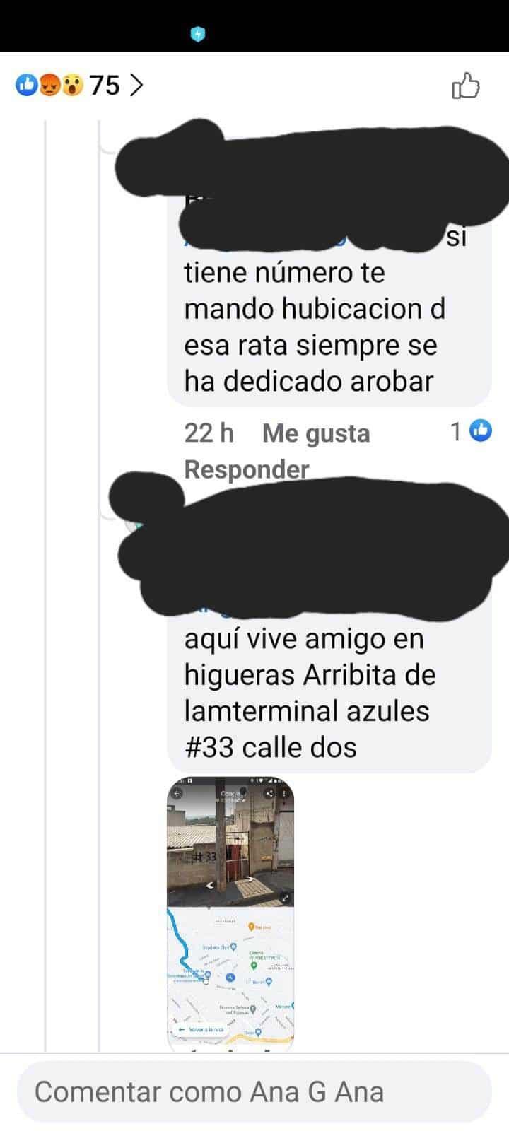 ¡Le hacen la chamba a la policía! Usuarios de redes localizan domicilio de conocido ladrón de Xalapa