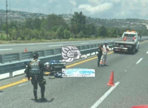 Atropellan a motociclistas de carretera Puebla-Orizaba; uno falleció