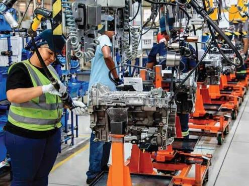 Sector manufacturero registra caída del 6.2% en marzo