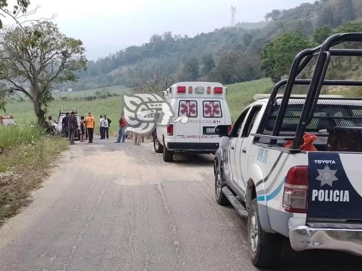Se registra accidente de motocicleta en Tepetlán; hay un lesionado