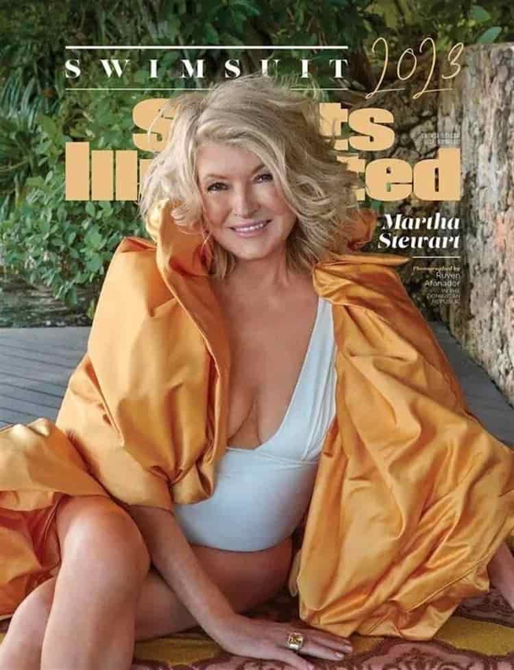 ¡Martha Stewart hace historia! Posa en traje de baño a sus 81 años