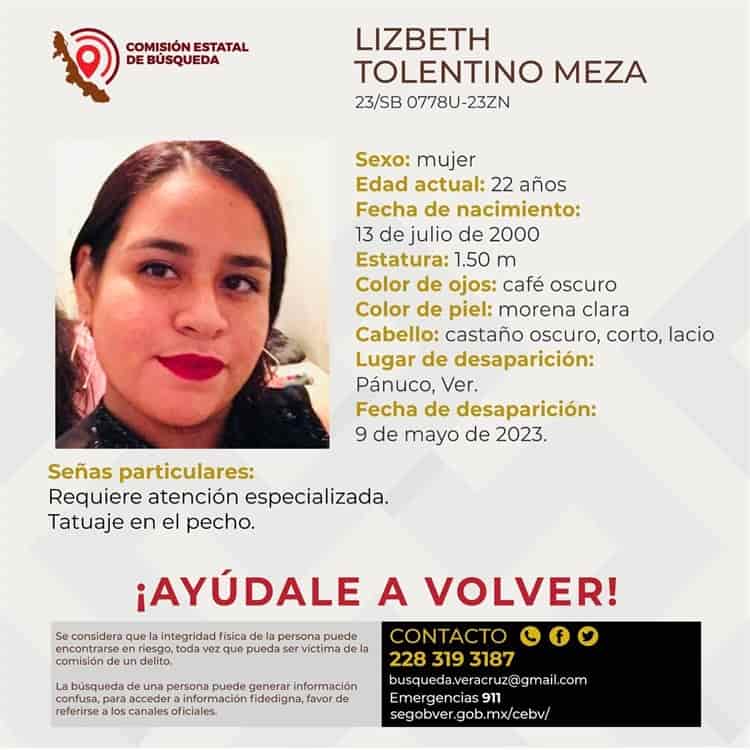 Desaparecen tres personas en el norte de Veracruz