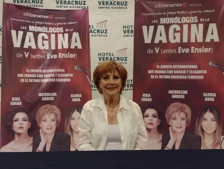 Jacqueline Andere vuelve al teatro con Los monólogos de la vagina