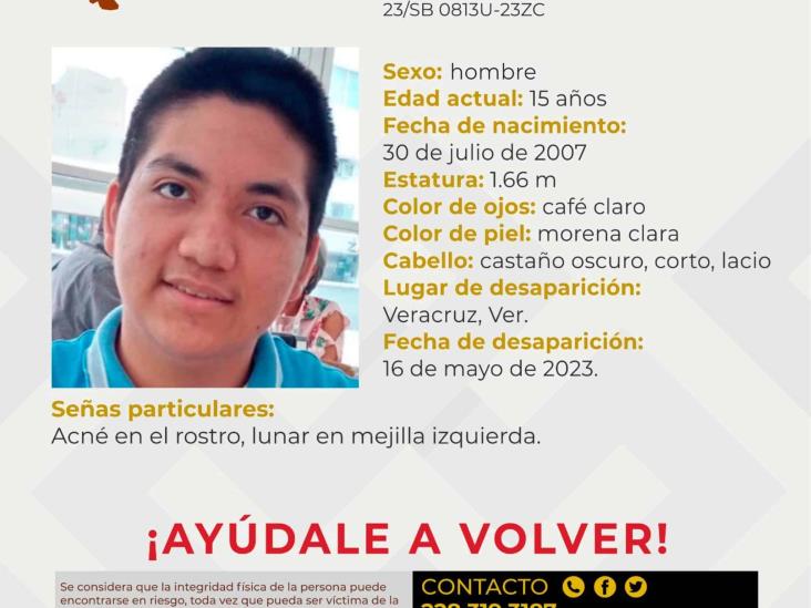¿Lo has visto? Buscan a Ángel Ramos Utrera, desapareció en Veracruz