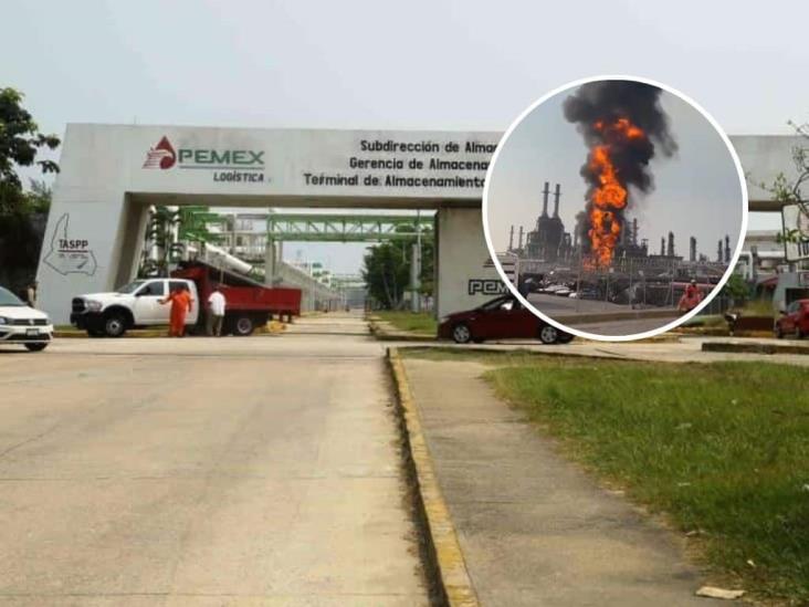 Incendio en Refinería desvía visita de director de Pemex a Coatza