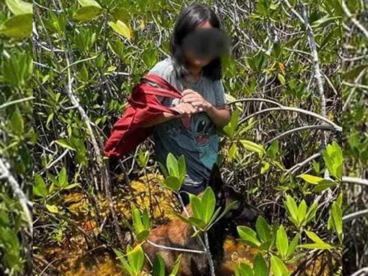 Aparece menor extraviada en Quintana Roo tras ocho días perdida