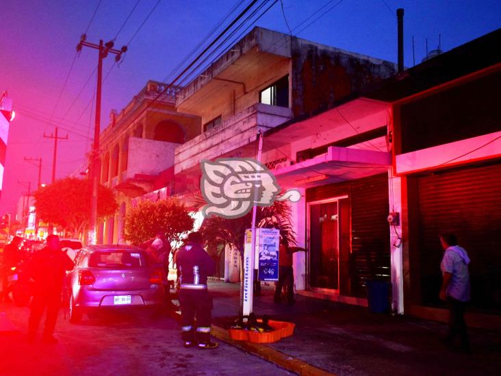 Reportan incendio en Coatzacoalcos; solo estaban fumigando