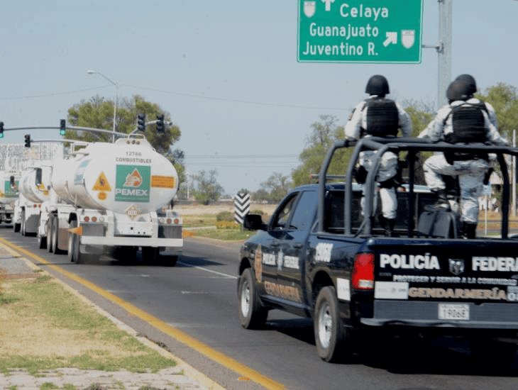 Pipas de Pemex, custodiadas por 15 mil elementos de la Guardia Nacional