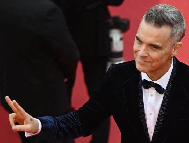 Robbie Williams acapara miradas en la alfombra roja del Festival de Cannes
