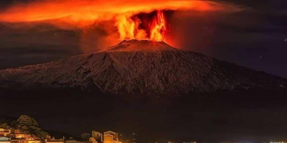 Despierta el coloso: monte Etna entra en erupción y suspenden vuelos