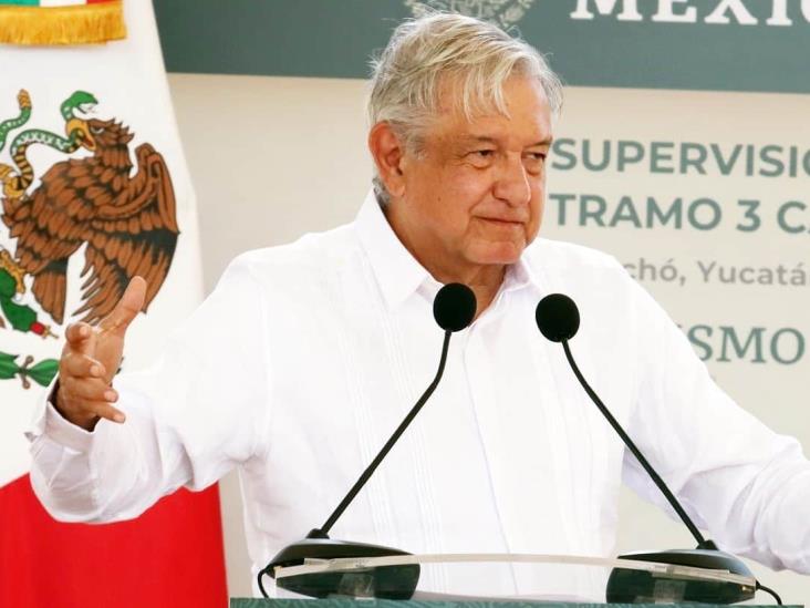 Finaliza AMLO gira de supervisión del Tren Maya; tramo Campeche-Mérida-Cancún, al 80%