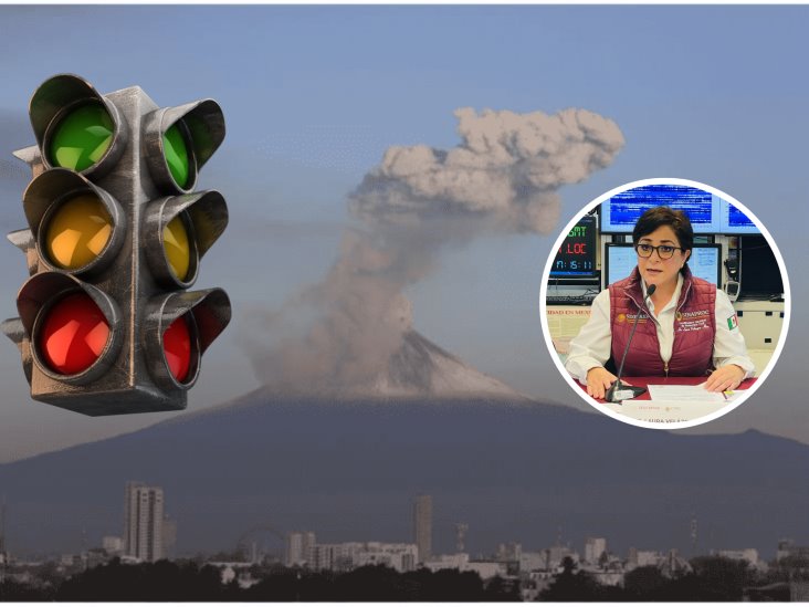 Semáforo de alerta del volcán Popocatépetl sube a Amarillo Fase 3