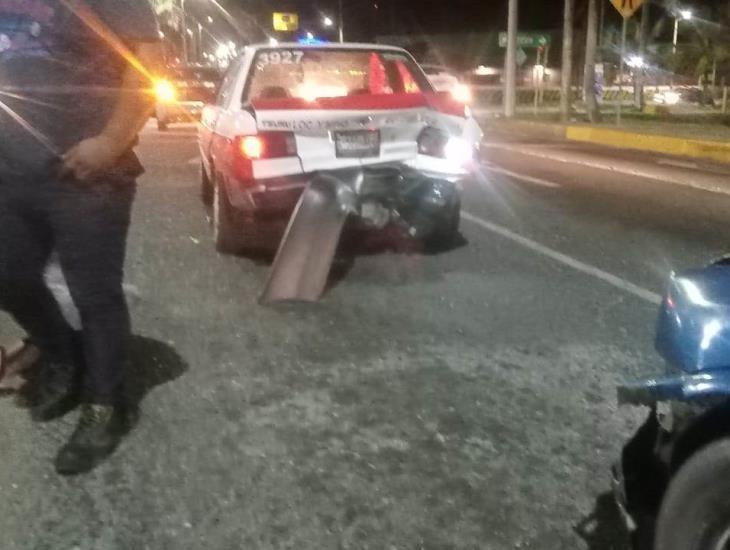 ¡Borrachazo! Señor de la tercera edad causa choque en Avenida Universidad