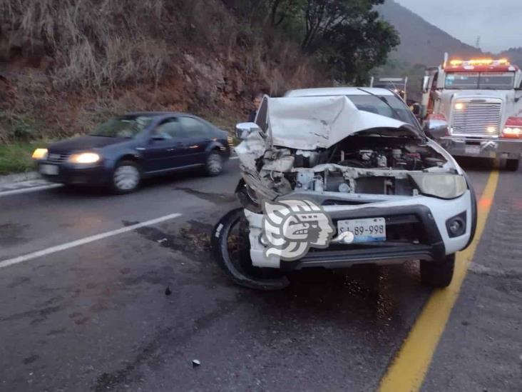 Accidente múltiple en Nogales genera movilización policial