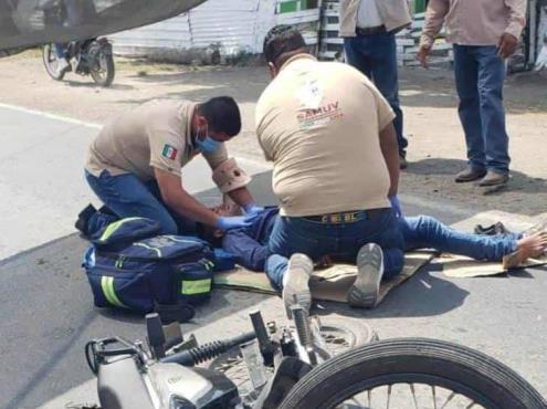 Atropellan a motociclista en Cosamaloapan; responsable huyó