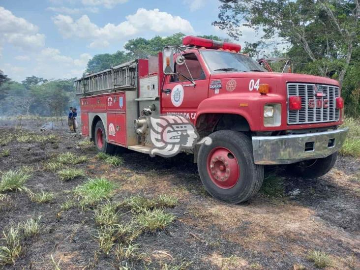 ¡Fue provocado! Incendio de pastizal consume 30 hectáreas en Acayucan