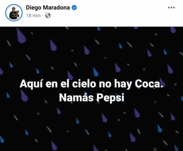 Hackean cuenta de Facebook de Maradona