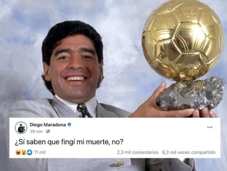 ¿El Diego vive? Misteriosos mensajes inundan redes sociales de Maradona