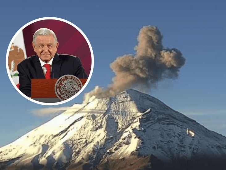 Don Goyo se está serenando; AMLO tras actividad del Popocatépetl