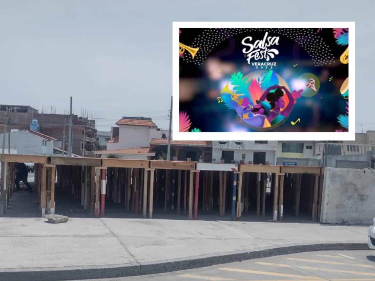 Comienzan a instalar gradas y palcos VIP para Salsa Fest 2023