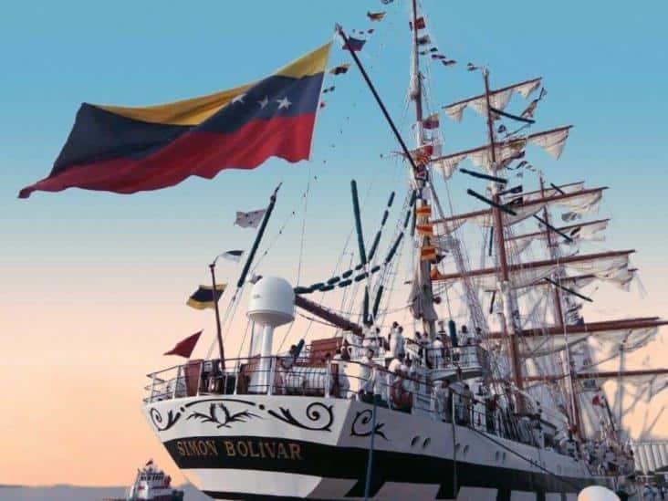 ¡Entérate! Estos días podrás visitar el buque Simón Bolívar de Venezuela en Veracruz