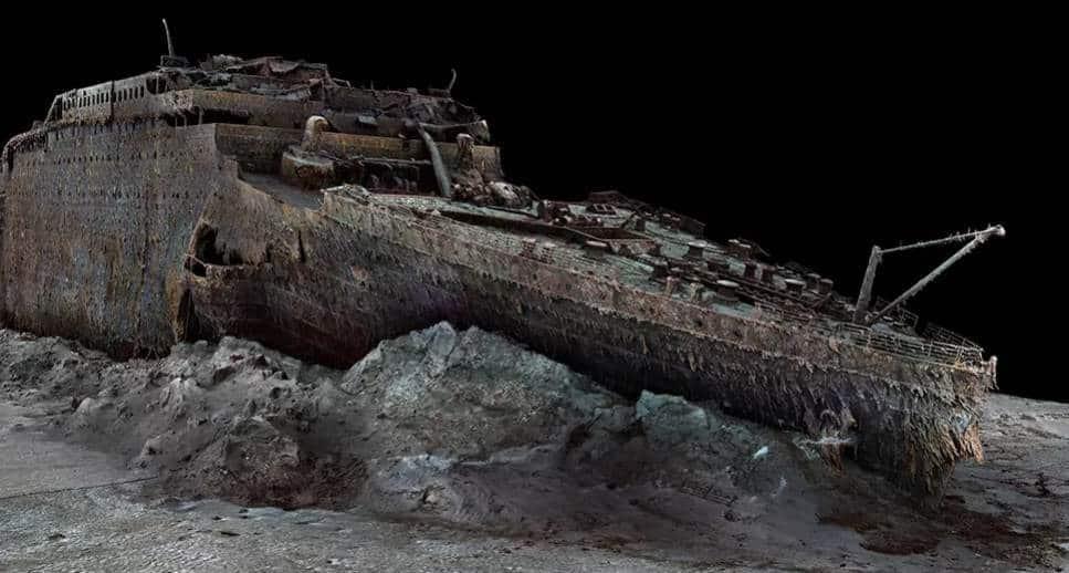 Revelan primer escáner en 3D del Titanic