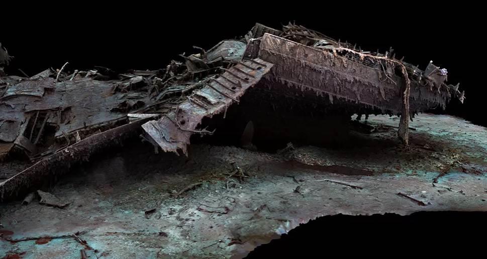 Revelan primer escáner en 3D del Titanic