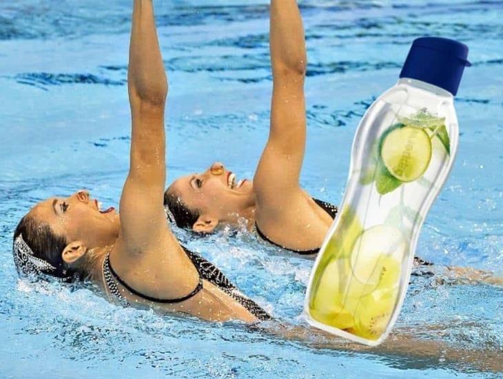 ¡Las van a sacar de chambear! Tupperware lanza botella para apoyar a nadadoras