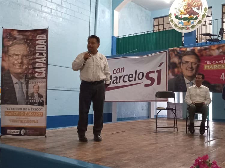 En Veracruz, apoyo a Marcelo Ebrard es real; ‘no se paga por pintar bardas’