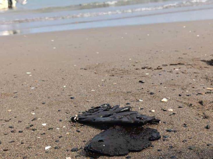Las heridas del océano: chapopote deja su marca en la playa de Chachalacas