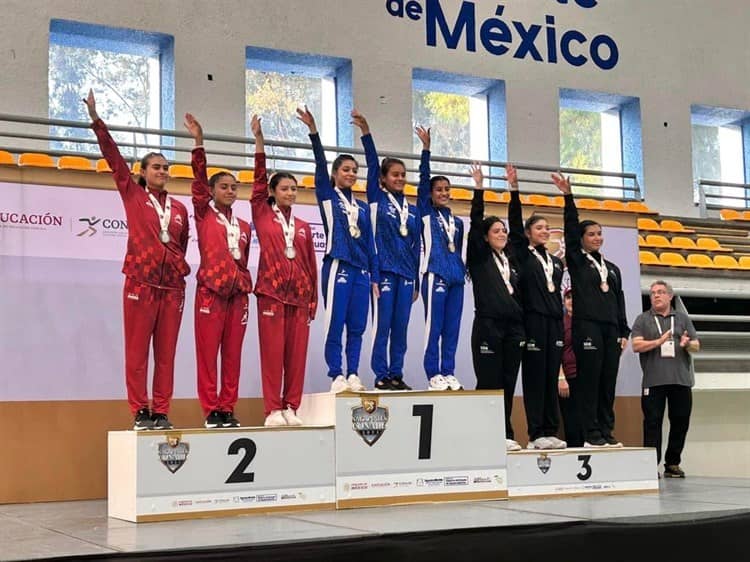 Consiguen gimnastas bronces en gimnasia de trampolín