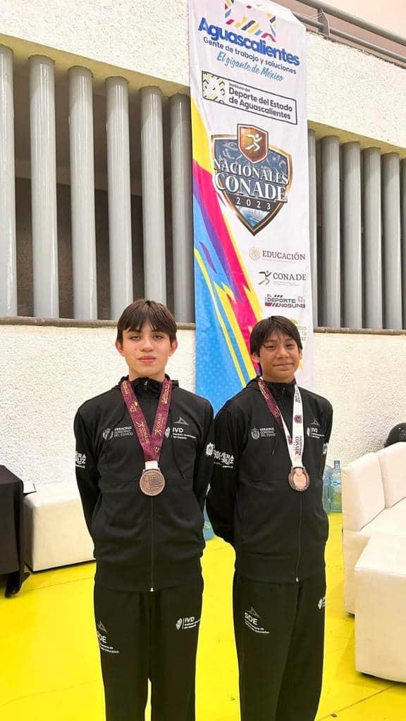 Consiguen gimnastas bronces en gimnasia de trampolín