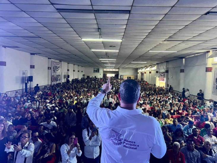 Desde Veracruz, Alianza Patriótica Nacional respalda a Adán Augusto rumbo al 2024