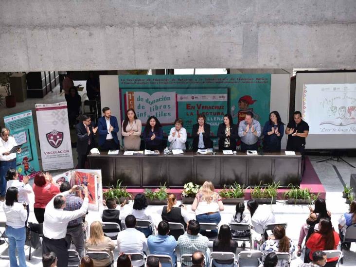 Se suma Congreso de Veracruz a campaña de lectura